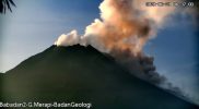 Kondisi Gunung Merapi Senin (21/6/2021) pukul 06.37 WIB. (Foto:nyatanya.com/BPPTKG)