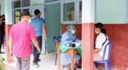Serbuan vaksinasi Covid-19 bagi warga masyarakat dan nelayan Sadeng. (Foto:nyatanya.com/Humas Pemkab Gunungkidul)
