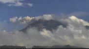 Gambar visual aktivitas Gunung Merapi, Sabtu (14/8/2021) pukul 07.40 WIB. (Foto: BPPTKG)