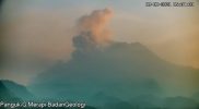 Foto penampakan Gunung Merapi, Senin (9/8/2021) pukul 05.34 pagi tadi. (Foto: BPPTKG)