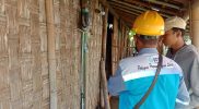Salah satu rumah miskin di Jawa Tengah yang sudah teraliri listrik gratis dari Pemprov. (Foto: Diskominfo Jateng)