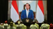 Presiden Republik Indonesia Joko Widodo menyampaikan harapannya dalam peringatan Haornas ke-38 tahun 2021. (Foto:bagus/kemenpora.go.id)