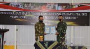 Wakil Walikota Yogyakarta Heroe Poerwadi menerima hasil pelaksanaan kegiatan TNI Manunggal Membangun Desa (TMMD) Sengkuyung Tahap III tahun 2021 Kodim 0734/Kota Yogyakarta. (Foto: Humas Pemkot Yogya)