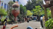 Wahana wisata edukasi Taman Pintar Yogyakarta yang terletak di Jalan Panembahan Senopati Yogyakarta, mulai Rabu 20 Oktober 2021 telah kembali dibuka. (Foto: Humas Pemkot Yogya)