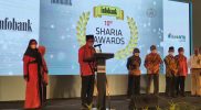 Wakil Wali Kota Heroe Poerwadi dalam sambutannya di acara Infobank 10th Sharia Awards. (Foto: Humas Pemkot Yogya)