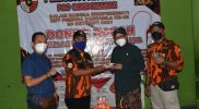 Wakil Wali Kota Yogyakarta Heroe Poerwadi ikut hadir dalam aksi sosial donor darah yang digelar Pemuda Pancasila. (Foto: Humas Pemkot Yogya)