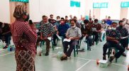 Gladhen (pelatihan) Panatacara dan Mangagem Busana Jawa Gagrak Ngayogyakarta digelar di Balai Kalurahan Tamanmartani, Sabtu (30/10/2021). (Foto:Tri Joko/KIM Kalasan/MC Sleman)