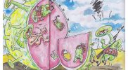Karya Yustinus Anang Jatmiko (nang Ngablak), kartunis kelahiran 26 Agustus 1971 yang tinggal di RT 01 RW 05 Ngablak Magelang Jawa Tengah. Kartun ini termuat dalam buku "Indonesia Melawan Corona ala Kartunis" yang diterbitkan Graha Ilmu bersama Federasi Kartunis Indonesia (Pakarti), Cetakan I - 2020.