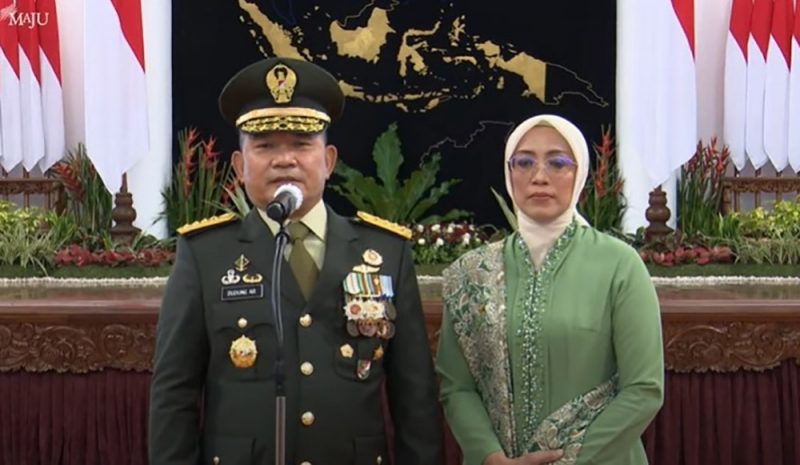 Kasad Jenderal TNI Dudung Abdurachman. (Foto: Tangkapan layar YouTube Setneg RI)