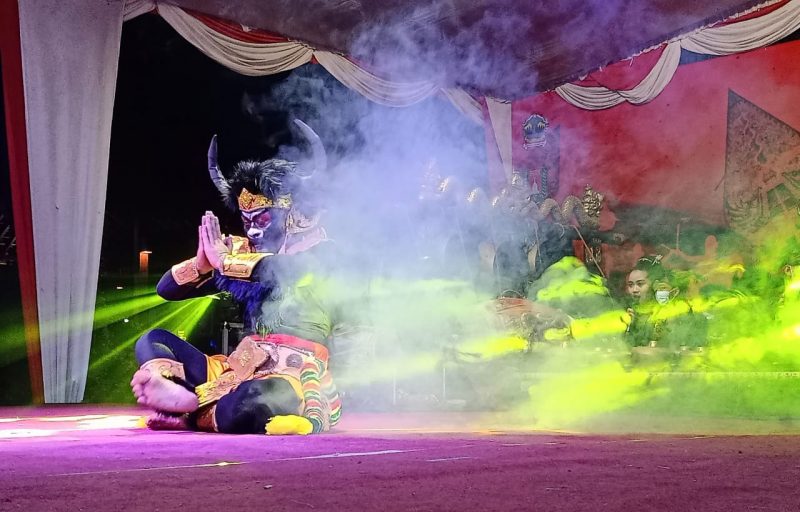 Penampilan Sendratari Jataka di Festival Bukit Menoreh. (Foto: humas/beritamagelang)