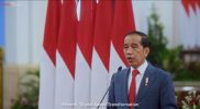 Presiden Joko Widodo dalam upacara pembukaan (opening ceremony) rangkaian Presidensi G20 Indonesia dengan mengusung tema "Recover Together, Recover Stronger" secara virtual pada Rabu (1/12/2021). (Foto: BPMI)
