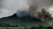 Visual aktivitas Gunung Merapi pada Kamis (23/12/2021) pukul 15.20 WIB. (Foto: BPPTKG)