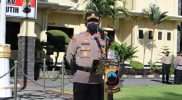Kapolres Magelang AKBP Mochammad Sajarod Zakun saat memimpin Apel Jam Pimpinan di Mako Polres Magelang. (Foto: humas/beritamagelang)