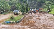 Ilustrasi, Sejumlah alat berat milik Kementerian PUPR dikerahkan membantu penanganan paska bencana banjir di Jayapura, Papua pada 6/1/2022. (Foto: Dok.Kementerian PUPR)