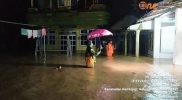 Kondisi rumah warga saat banjir landa Jember pada Kamis (20/1/2022). (Foto: BPBD Kab. Jember)