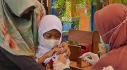 Hingga saat ini capaian vaksinasi anak di Kabupaten Temanggung sebanyak 19,79 persen atau 13.901 dari target 70 ribu anak. (Foto: MC Kab Temanggung)