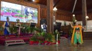 Ada yang berbeda pada perayaan Natal kali ini. Di mana, nuansa seni dan budaya Jawa tersaji sepanjang perayaan Natal bersama Korpri, TNI, Polri, dan pensiunan di Jepara. (Foto: MC Kab Jepara)