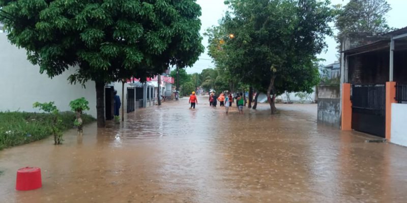 Banjir yang terjadi di wilayah Kabupaten Jember, Provinsi Jawa Timur, mengakibatkan satu orang meninggal dunia. (Foto: BPBD Kabupaten Jember) 