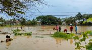 Dua kelurahan di Kecamatan Palaran, Kota Samarinda, Provinsi Kalimantan Timur, terdampak banjir sejak Selasa (15/2/2022). (Foto: BPBD Kota Samarinda)