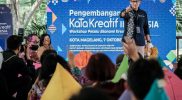 Menparekraf Sandiaga Salahuddin Uno meluncurkan program pengembangan Kabupaten/Kota (KaTa) Kreatif Indonesia 2022 di Kota Bitung, Sulawesi Utara, Senin (31/1/2022). (Foto: Biro Komunikasi Kemenparekraf)