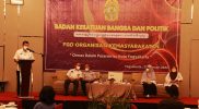Focus Group Discussion (FGD) dengan tema ‘Harmoni Pemerintah dan Ormas untuk Kota Jogja Istimewa’ Rabu (23/2/2022) di Hotel Burza Yogyakarta. (Foto: Humas Pemkot Yogya)
