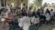 Kadipaten Pakualaman kembali menggelar kegiatan vaksinasi Covid-19 bagi masyarakat sekitar dengan tajuk Paksin (Pakualaman Sehatkan Indonesia) pada Rabu (23/2/2022). (Foto: Humas Pemda DIY)