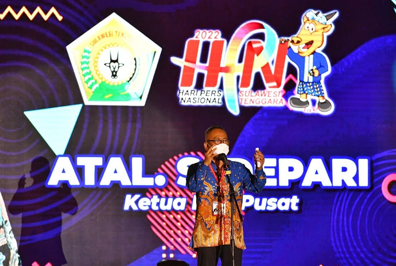 Ketua Persatuan Wartawan Indonesia (PWI) Pusat, Atal S. Depari. (Foto: Amiriyandi/InfoPublik)