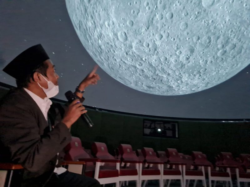 Planetarium UIN Walisongo Semarang akan menjadi salah satu lokasi melihat hilal atau rukyatul hilal di wilayah Jawa Tengah, untuk menentukan 1 Ramadan 1443 H. (Foto: Diskominfo Jateng)