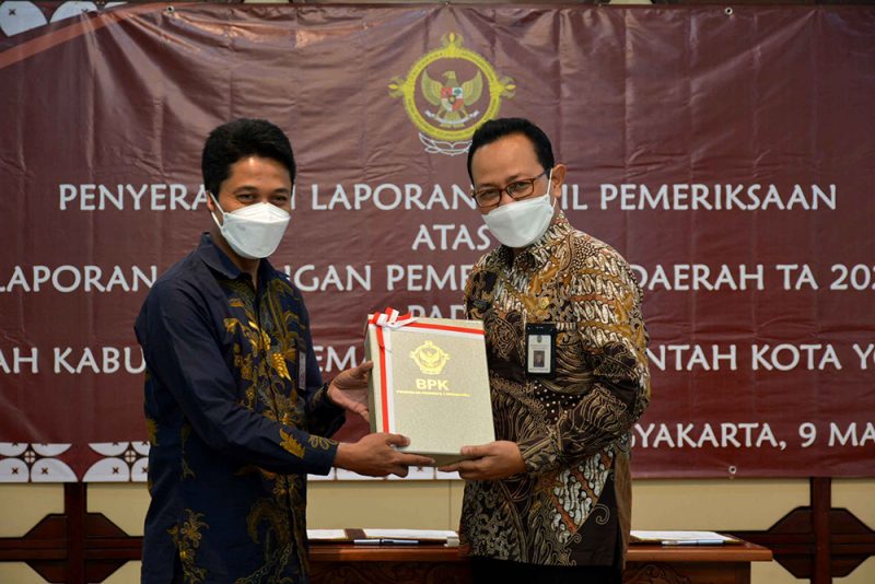 Pemkot Yogyakarta kembali berhasil mempertahankan predikat opini Wajar Tanpa Pengecualian (WTP) dari Badan Pemeriksa Keuangan (BPK) RI. (Foto: Humas Pemkot Yogya)