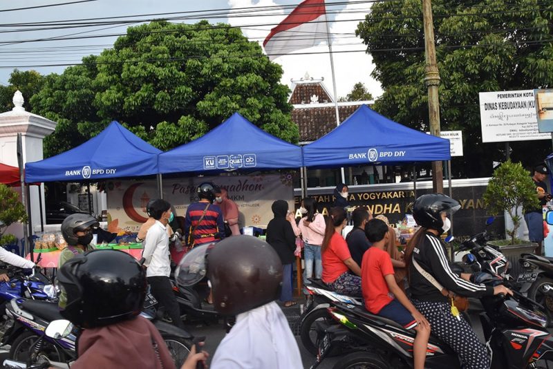Pasar Sore Ramadan 2022 digelar mulai 2 – 24 April 2024 di Jalan Kemasan, Kotagede. (Foto: Humas Pemkot Yogya)