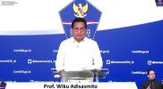 Juru Bicara Pemerintah Penanganan Covid-19, Wiku Adisasmito, dalam konferensi pers secara virtual, Selasa (10/5/2022). Foto: Tangkapan Layar Video BNPB