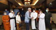 Gubernur Jawa Tengah Ganjar Pranowo menerima silaturahmi dari Keuskupan Agung Semarang, di Kantor Gubernur, Selasa (17/5/2022). Foto: Humas Jateng