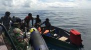 KKP menghentikan aksi tiga orang nelayan asal Malaysia yang diduga melakukan pengeboman ikan di Wilayah Pengelolaan Perikanan Negara Republik Indonesia (WPPNRI) 716 Laut Sulawesi. (Foto: Dok.KKP)