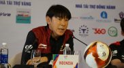 Pelatih tim nasional U-23 Indonesia Shin Tae-yong optimistis skuadnya mampu menang atas Vietnam dalam laga Grup A sepak bola putra SEA Games 2021, Jumat (6/5/2022). Foto: Istimewa/PSSI