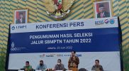 Konferensi pers Pengumuman Hasil Seleksi Jalur SBMPTN Tahun 2022 di Jakarta, Kamis (23/6/2022). Foto: InfoPublik