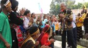 Gubernur Jateng Ganjar Pranowo saat berkegiatan di Magelang, Senin (27/6/2022). Foto: Humas Jateng
