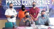 RSD (42) asal Indramayu Jawa Barat diamankan Polsek Mlati lantaran mencuri handphone (HP) dan laptop milik warga Jongke, Sendangadi, Mlati, Sleman. Foto: Polres Sleman