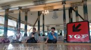 Ari Wulu memberikan keterangan pers tentang event YGF ke-27 di Pendopo Ndalem Mangkubumen, Senin (15/8/2022). Foto: Agoes Jumianto