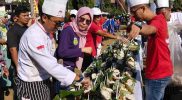 Pemkab Jepara, bersama Perhimpunan Hotel dan Restoran Indonesia (PHRI) dan Indonesian Chef Association (ICA) Kabupaten Jepara, dalam rangka HUT ke-77 RI. Foto: Diskominfo Jepara