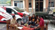 Acara talkshow program Jamus Radio Gemilang 96,8 FM dari halaman Kecamatan Kaliangkrik, Selasa (2/8/2022). Foto: ist/beritamagelang