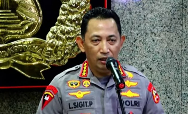 Kapolri Jenderal Listyo Sigit Prabowo. Foto: Ist