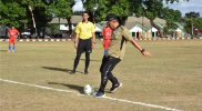 Kasrem 072/Pamungkas Kolonel Inf Heri Dwi Subagyo resmi membuka Pertandingan Sepak Bola Piala Kasad Liga Santri Tahun 2022 wilayah DIY. Foto: Penrem072/PMK