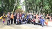 Masyarakat adat dan penghayat kepercayaan terhadap Tuhan Yang Maha Esa mengunjungi Pasar Wigati di Dusun Kranggan Ringinputih Desa Wringinputih Borobudur Magelang Jawa Tengah, Selasa (13/9/2022). Foto: Ist