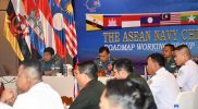TNI AL mengundang angkatan laut negara-negara di ASEAN untuk menjadi bagian dari perencana dan penyusun panduan program kegiatan serta petunjuk forum ASEAN Navy Chiefs’ Meeting (ANCM) periode 2024-2032. Foto: Dispenal