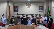 Kafilah atau kontingen Kota Yogyakarta mewakili DIY di MTQ Nasional ke-29 pada 10 hingga 19 Oktober 2022 mendatang di Kalimantan Selatan (Kalsel). Foto: Humas Pemkot Yogya
