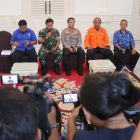 Konferensi pers update penanganan bencana gempa Cianjur di Pendopo Bupati Cianjur, Jawa Barat, Selasa (29/11/2022). Foto: BNPB/M. Arfari Dwiatmodjo 