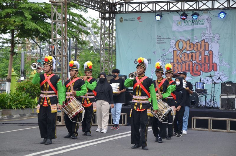 Gelaran event Tandang Jogja Kreatif, Obah Kanthi Bungah di Jalan Ipda Tut Harsono Yogyakarta, Minggu (6/11/2022). Foto: Humas Pemkot Yogya