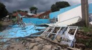 Puing-puing bangunan yang hancur akibat genpa bumi di Kabupaten Cianjur, Jawa Barat, pada Senin (21/11/2022). Foto: Badan Nasional Penanggulangan Bencana