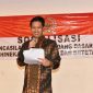 Anggota Komisi II DPR RI Andika Pandu Puragabaya memaparkan pentingnya memperkokoh nilai-nilai kebangsaan.  (Foto: Istimewa)