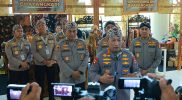 Kapolri Listyo Sigit Prabowo usai menutup Rakernis Logistik Polri di Alana Hotel Yogyakarta, Jumat (3/3/2023). Foto: Ist/Polda DIY
